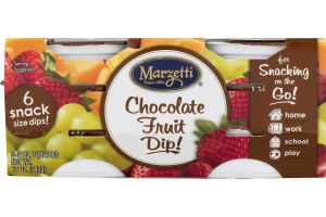 Marzetti Chocolate Fruit Dip Snack Size - 6 PK