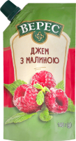 Джем с малиной нестерилизованный Верес д/п 140г