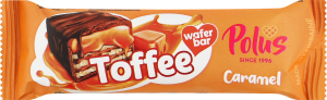 Батончик вафельний Mix Toffee&Caramel 30г Polus