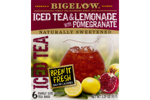 Bigelow Iced Tea & Lemonade with Pomegranate - 6 CT