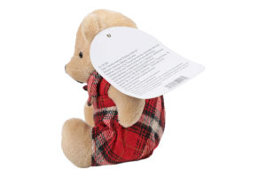 Прикраса ялинкова Ведмедик з бантом