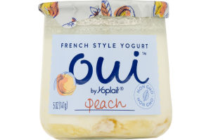 Yoplait Oui French Style Yogurt Peach