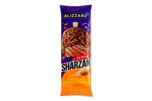 Мороженое 12% эскимо шоколадный пломбир Sharzan Blizzard м/у 75г