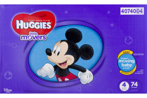 Huggies Little Movers Stage 4 22-37 lb - 74 CT