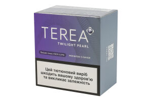 Изделие табакосодержащее для электрического нагревания с фильтром Terea Twiligh Pearl 100шт