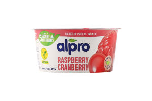 Продукт соєвий ферментований Raspberry-cranberry Alpro ст 150г