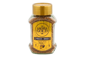 Кофе натуральный растворимый сублимированный Aroma Gold с/б 95г