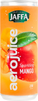 Нектар газированный пастеризованный из плодов манго Aerojuice Jaffa ж/б 250мл