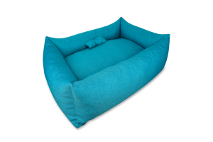 Лежак д/собак Патрік №3 бірюзовий прямокутний 60*85*21см Матис