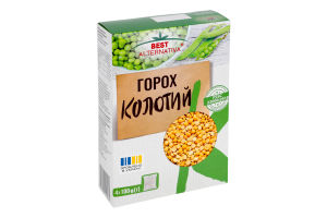 Горох колотый Best Alternativa к/у 4х100г
