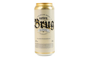 Пиво специальное 0.5л 6.7% светлое пастеризованное Blonde Elegant Keten Brug ж/б