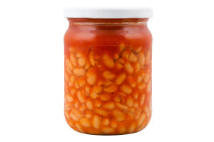 Квасоля Пікантна в томатному соусі 480г скло ТМ "1"