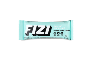 Батончик з фініками, кокосовим печивом та мигдалем у шоколаді з підсолоджувачем Guilty pleasure Fizi м/у 45г