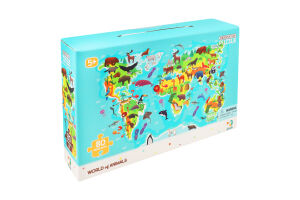 Пазл для детей от 5лет 45х31см №300133 World of animals Observation Dodo 80эл