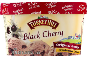 Turkey Hill Original Recipe Premium Ice Cream Black Cherry