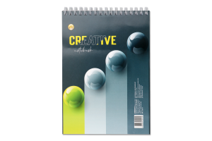 Блокнот Тетрада А5 на спирале 60 лис микс