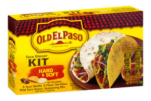 Old El Paso Taco Dinner Kit Hard & Soft