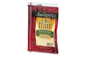 Sargento Ultra Thin Provolone Cheese Slices - 20 CT