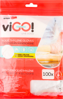 Рукавички HDPE viGO 100шт