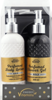 Набір подарунковий Голд Крем-гель д/душу 300мл+Лосьйон д/тіла 300мл Енерджі оф Вітамінс