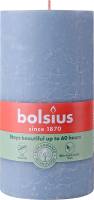Свічка Bolsius Руcтик небесно блакитний 130/68 мм