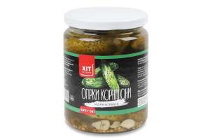 Корнишоны консервированные маринованные Хіт продукт с/б 460г
