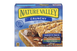 Nature Valley Crunchy Granola Bars Variety Pack - 6 CT