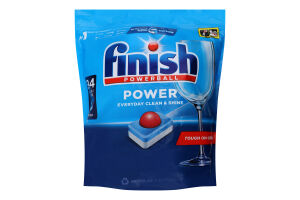Таблетки для посудомоечной машины Power All in 1 Powerball Finish 94шт