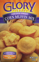 Glory Foods Golden Sweet Corn Muffin Mix Yellow Corn Meal