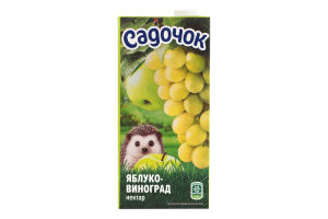 Нектар осветленный пастеризованный Яблоко-виноград Садочок т/п 950мл