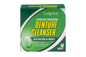 CareOne Denture Cleanser Fresh Triple Mint - 40 CT