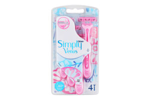 Бритвы одноразовые Simply Venus 3 Gillette 4шт