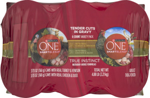 Purina One Smartblend Tender Cuts In Gravy Adult Dog Food Variety Pack - 6 PK