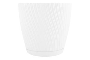 Горщик для рослин з підставкою FORM-plastic 4550 Mika d 15 білий И017