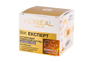 Крем для кожи лица ночной против морщин Возраст эксперт 65+ L'Oreal Paris 50мл