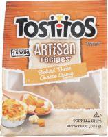 Tostitos Artisan Recipes Tortilla Chips Baked Three Cheese Queso