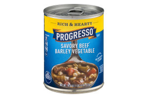 Progresso Rich & Hearty Savory Beef Barley Vegetable Soup