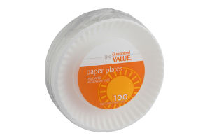 Guaranteed Value Paper Plates 7in - 100 CT