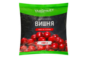 Вишня быстрозамороженная без косточки Yarofruit м/у 400г