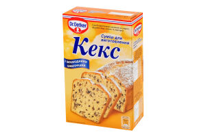 Смесь для приготовления кекса с шоколадными кусочками Dr.Oetker к/у 380г