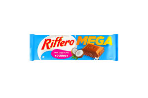 Шоколад молочний з кокосовою стружкою Mega Riffero м/у 230г