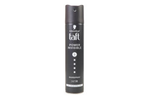 Лак для волос Power Invisible Taft 250мл
