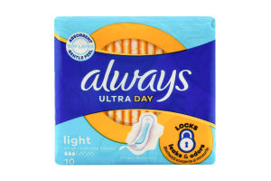 Прокладки гігієнічні ароматизовані Light Day Ultra Always 10шт