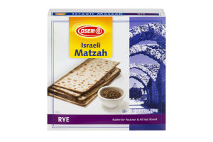 Osem Israeli Matzah Rye