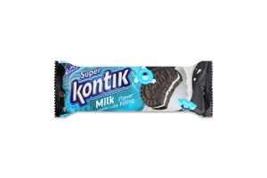 Печенье-сэндвич с начинкой со вкусом молока Super Kontik м/у 76г