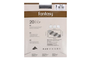 Колготки жіночі Fantasy Top 20 nero р.3