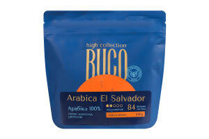 Кофе натуральный жареный в зернах Arabica El Salvador Buco High д/п 250г