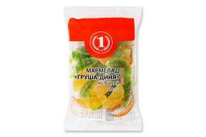 Мармелад желейний Груша-диня ТМ "1" м/у 200г
