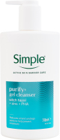 Гель для вмивання очищувальний Активний догляд Simple 240мл