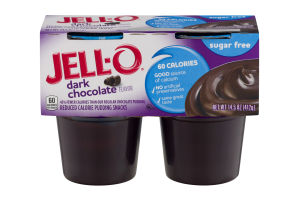 Jell-O Sugar Free Dark Chocolate - 4 CT